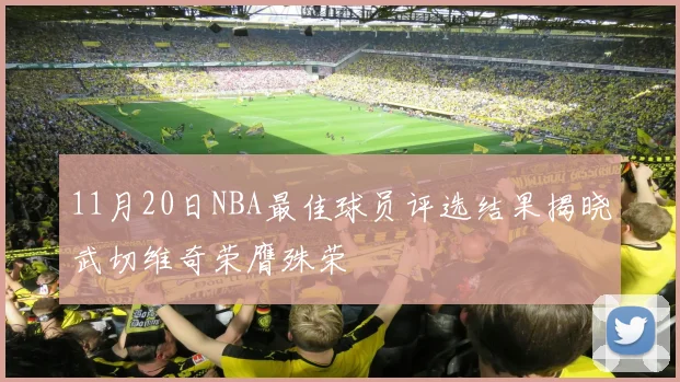 11月20日NBA最佳球员评选结果揭晓武切维奇荣膺殊荣